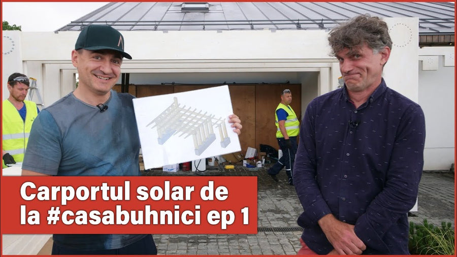 Carportul solar de la Casa Buhnici: ce s-a construit în 2021 și ce a rămas valabil